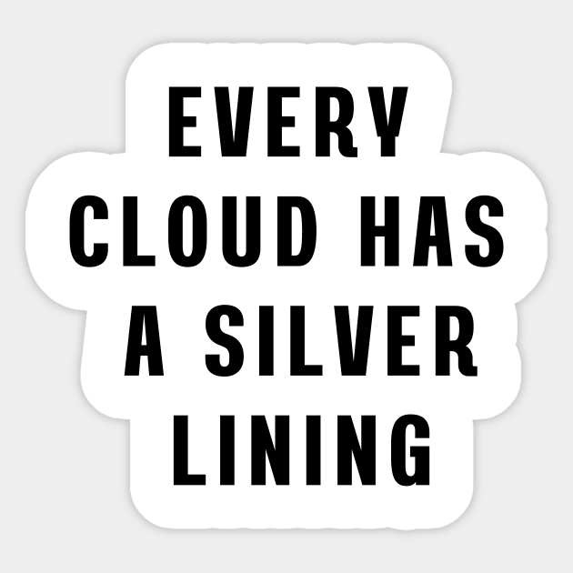 Every cloud has a silver lining Sticker by Puts Group